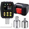 Uharbour Adattatore dinamometrico digitale 1/2 pollici 1.5-30 Nm, chiave dinamometrica digitale con display LCD, modalità PEAK/TRACK, cicalino e indicatore LED, precisione di errore ±1%, per