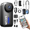 SJCAM C110Plus Magnetic Combo(Senza memoria), Mini body cam, 4K Pocket Action Cam, FOV 170°, POV portatile, Stabilizzazione a 6 assi, Impermeabile, Indossabile, Microfono integrato per vlogging, Nero