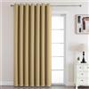 Joydeco Tende Oscurante per Interni 1 Pezzi L 135 x A 245 CM, Tenda Porta Termiche Isolante con Occhielli per Soggiorno e Camera da Letto Moderne, Beige