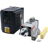 MTHCKXJBSUZ Kit Motore Mandrino, Mandrino for macchine utensili CNC 1500w 1.5kw 24000 RPM ER11 motore di raffreddamento ad aria VFD 7 pinze （1-7mm）