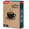 PARODI & PARODI - Filtro caffè americano universale 100 pz Natural Brown