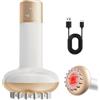 BYZESTY Dispositivo di drenaggio linfatico elettrico, massaggiatore cellulite, 6 livelli di microcorrente, terapia della luce rossa, temperatura regolabile (30°C-60°C) per massaggio del corpo, gambe, addome