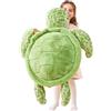 IKASA Peluche gigante a forma di tartaruga marina, 78 cm, morbido giocattolo di peluche, cucciolo grande e morbido, taglia enorme e soffice, idea regalo per bambini