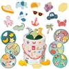 Nene Toys Tombola Tattile per Bambini 2+ Anni - Gioco Sensoriale in Legno
