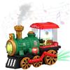 Fancysky Trenino Elettrico a Spruzzo per Bambini, Treno Giocattolo, Trenino Elettrico per Bambini, Treno Giocattolo con Luci e Suoni, Giocattoli per Bambini dai 3 ai 9 Anni