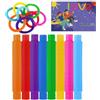 VAMAJOO Tubi Gioco per Bambini 14Pcs - Tubi Sensoriale Bambini - Mini Tubi Pop Giocattolo - Tubi BAMBINI Che Si Allungano - Il Tubo Parlante - Costruzioni Tubi per Bambinis - Giochi Psicomotricità