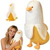 Mineup Peluche Banana Anatra, 50cm Simpatico Peluche Di Anatra Alla Banana, Peluche Anatra Banana, Peluche Giocattolo Kawaii Anatra Banana, Animali Di Peluche Regalo Per Bambini Halloween Natale