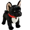 Teddys Rothenburg Bulldog francese nero 30 cm in piedi cane peluche