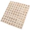ibasenice 100 Piastrelle Mini Numeri e Simboli Matematici per Pratica creatività e Progetti DIY Educativi