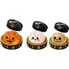 Rilltea Halloween Dumpling S_quishes,Squishy Ravioli Giganti Antistress con Glitter, Gigante Glitter Squishys Ravioli,Morbido per Ufficio/Scuola, Regalo per Adolescenti e Adulti (3Pcs-E)