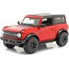 Maisto 531456 - Modellino Ford Bronco Wildtrak in scala 1:18, colore: rosso