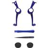 JOYSOG Accessori decorativi per controller del portale PS5 per PS5 Portal Edge Controller Cover + tappi di ricambio per joystick per pollice, kit di strumenti fai da te (viola)