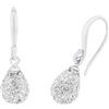 Amor Orecchini da donna in argento sterling 925, argento, forniti in confezione regalo per gioielli, Gocce D'Argento