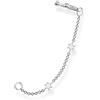 Thomas Sabo Ear cuff da donna pietre bianche oro, argento sterling 925