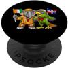 Cote D'Ivoire Ivory Coast Dominican Root Bandiera Repubblica Dominicana Costa d'Avorio Radici PopSockets PopGrip Adesivo