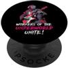 Halloween Retro 80s 90s Funny Pop Art Sc Karl Marx Zombie Suonare la Chitarra Comunista Comunista Musicista PopSockets PopGrip Adesivo