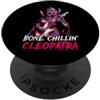 Halloween Retro 80s 90s Funny Scary Musi Cleopatra Vampiro Suonare Chitarra Egitto Egitto Musica Goth PopSockets PopGrip Adesivo