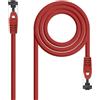 TOOQ Nano Cable 10.20.2000-L30-R - Cavo di rete patch RJ45, Cat.8.1, 2GHz, LSZH, SSTP, AWG26, Rosso, 30 cm