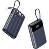 A ADDTOP 20000mAh Piccolo Power Bank con 4 Cavi, Ricarica Rapida 22.5W