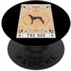 Old Croatian Sighthound Tarot Dogs Celes Carta dei Tarocchi Il Cane Vecchio levriero croato Spazio PopSockets PopGrip Adesivo