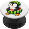 Penguin Watermelon Fruit Character Simpatico design estivo con pinguino e anguria PopSockets PopGrip Adesivo