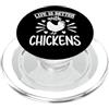 Life is Better with Chickens La vita è migliore con i polli PopSockets PopGrip per MagSafe