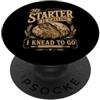Vintage Sourdough Bread Makers Graphics Il mio antipasto sta chiamando I Knead To Go Bread Baker a lievitazione naturale PopSockets PopGrip Adesivo