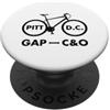 Esskay Designs C&O Canal Towpath Tees C&O Canal Towpath - GAP Pittsburgh Washington D.C. PopSockets PopGrip Adesivo