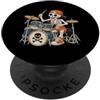 Drummer Gift Drumming Gifts & Drum Set S Divertente Drumming Art per uomo e donna Drumline Drum Set batterista PopSockets PopGrip Adesivo
