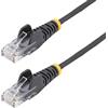 StarTech.com StarTech.com Cavo di Rete Ethernet Snagless CAT6 da 1m - Cavo Patch antigroviglio slim RJ45 - Nero