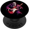 Halloween Retro 80s 90s Funny English Ho Winston Churchill Werewolf Suonare la chitarra Inghilterra britannica Regno Unito PopSockets PopGrip Adesivo