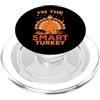 Turkey Family Matching Thanksgiving Tee Sono la famiglia Smart Turkey Matching Ringraziamento PopSockets PopGrip per MagSafe