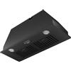 magicplux Cappa aspirante da incasso da 30, olandese/olandese, Cabrio con cappa da 600 CFM con luce LED luminosa, ventilatore a 3 livelli, nero