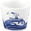 Yamaka Shoten Snoopy Peanuts Wave Sake Cup Ochoko Guinomi Yamaka Shoten SN83-349 Japan