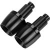 BOSDF Contrappesi Manubrio Moto Universale Per SH350 SH300 SH300i SH125 SH125i SH 350 300 125 I Manopole Manubrio Terminali Tappo Contrappeso Scorrevole(Black)