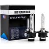 Esselle Parts Coppia Lampade Xenon D2S 35W 6000K Bianco Ghiaccio - Ricambio Xenon di Serie Plug & Play - Alta Luminosità e Lunga Durata - 2 Lampadine Auto