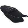 Moto Discovery Coprisella compatibile con Yamaha T-Max 530 2017-2019 nero con cuciture bianche e logo bianco
