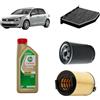 OP Kit tagliando 3 filtri + 5 L olio Edge 5W30 LL per Volkswagen Golf 6 VI 1.6 benzina,BGU/BSE/BSF