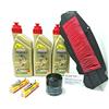 AER MOTO SPARE PARTS KIT TAGLIANDO FJS 400 600 SILVER WING OLIO CASTROL POWER 1 10W40 FILTRI CANDELE…