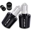 BUYTUS Manubrio CNC for moto, manopole, tappi, terminali, accessori compatibili con TDM850, TDM900, TDM 850 900(Black)