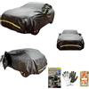 MOTO SPORT MONDO TELO AUTO TRASPIRANTE ANTIPOLVERE IMPERMEABILE FELPATO PER SOLE PIOGGIA TELO COPRIAUTO COMPATIBILE CON MERCEDES GLA 250 Premium COVER CON ZIP LATERALE TAGLIA L LUN482XLAR196XALT140CM