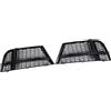 Riloer Copertura per griglia fendinebbia per paraurti auto, 1 paio di coperture per fendinebbia anteriori, colore nero, compatibili con Audi A3 (8 V) 2016-2020