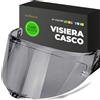 Everalo Visiera Compatibile con Agv Corsa - Corsa R - Pista Gp - Pista Gpr - Pista Gp Rr - Gt Veloce - Veloce S - Race 3 (Light Fume')