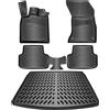 ELMASLINE 3D Tappetini Gomma e Vasca Baule per Ford C-MAX (II) 2010-2019 | Non compatibile con Grand C-Max!! | Tappetini Auto | Vasca per il bagagliaio | Accessori auto