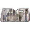 WALSER Protezione solare anteriore Design laser 130 x 60 cm con camere d'aria