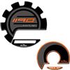 Resin Bike Adesivi Moto Compatibile con KTM 1190 Adventure S 2013-2016. Protezioni Carter da Urti e Graffi. Coppia Adesivi Resinati con Effetto 3D Lato Destro e Sinistro