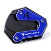ZESIDIMO Per MT-07 FZ07 2014-2026 Accessori Moto Cavalletto Laterale,Blu | Moto Laterale Piastra Estensione Allargato Cavalletti MT07 2014-2024 2025 2026 2027 per mt-07 fz07