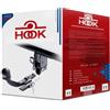 HOOK Gancio di traino orizzontale rimovibile AHK compatibile con Hyundai Tucson III TL TLE 2015-2018 + kit elettrico universale a 7 poli