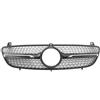 SRQORT Griglia Anteriore Griglia Anteriore per Mercedes per Benz W639 per Viano per Vito 2006, 2007, 2008, 2009, 2010, paraurti Anteriore, griglia Racing, Messa Punto Griglia Front Grille(Nero)
