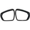 KWAYA Visiera Specchietto Laterale Per Peugeot Per 3008 Per GT Per 5008 2017 2018 2019 2020 21 Auto Specchietto Retrovisore Cornice Di Copertura Trim Calotte Specchio (Misurare : Carbone nero)